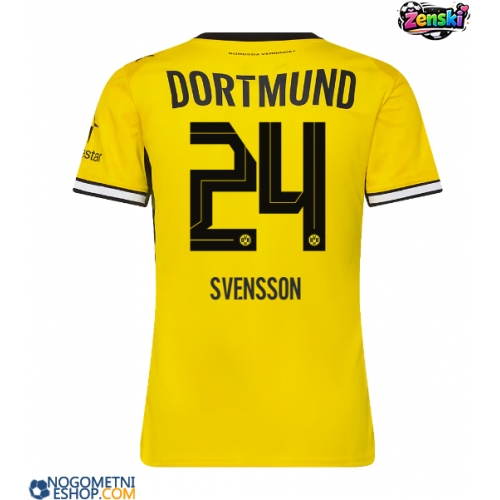 Ženski Nogometni dresi Borussia Dortmund Daniel Svensson #24 Domači 2026-27 Kratek Rokav
